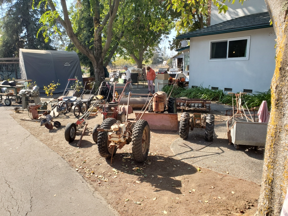 Image of times for sale at an estate sale in San Diego.